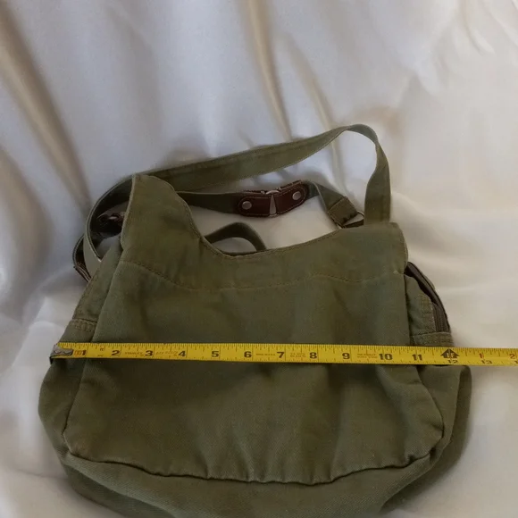 COPY - Women or men's army green cloth bag - Picture 4 of 9